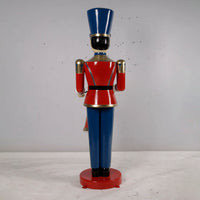 Red Toy Soldier Drummer Life Size Christmas Statue