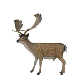 Buck Fallow Deer Life Size Statue - LM Treasures 