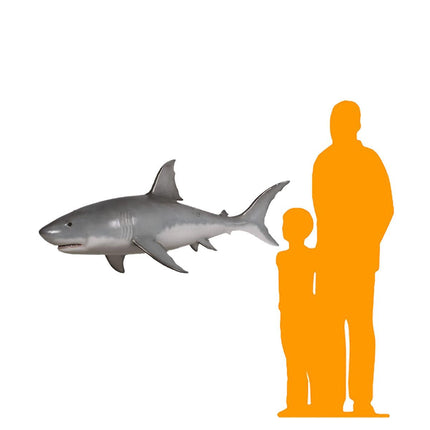 Small Great White Shark Statue - LM Treasures 
