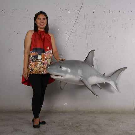 Small Great White Shark Statue - LM Treasures 