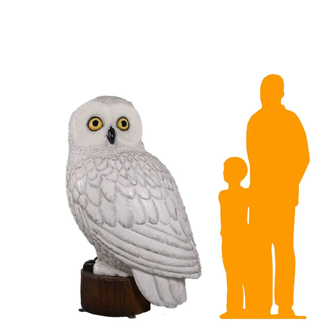 Snow Owl Over Sized Statue LM Treasures - H