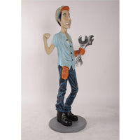 Mechanic Life Size Statue - LM Treasures 