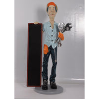 Mechanic Life Size Statue - LM Treasures 