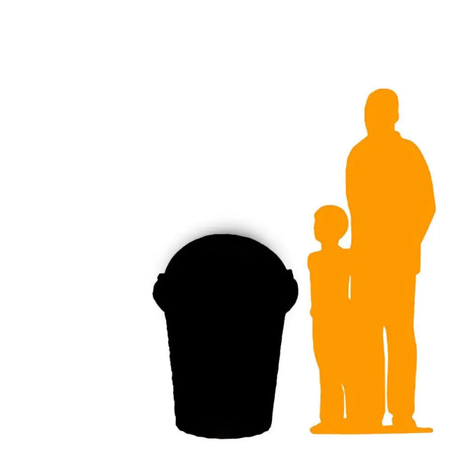 Vanilla Ice Cream Trash Can Over Sized Statue LM Treasures - H