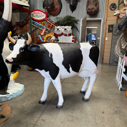 Holstein Cow Life Size Statue