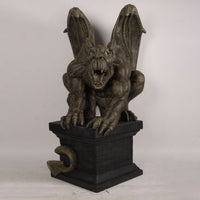 Gargoyle on Plinth Life Size Statue