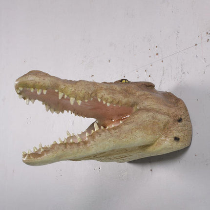 Crocodile Head Wall Decor Statue