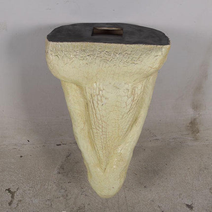 Crocodile Head Wall Decor Statue