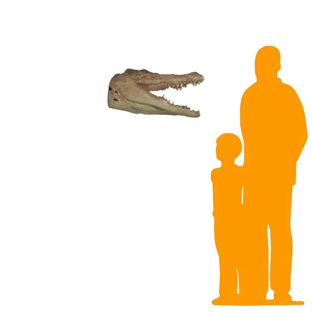 Crocodile Head Wall Decor Statue LM Treasures - H