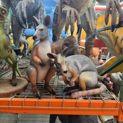 Wallaby Kangaroo Life Size Statue