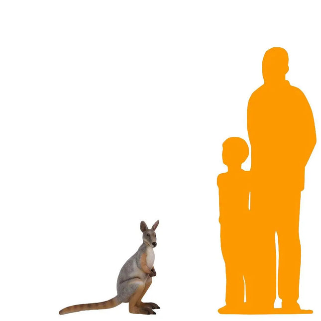 Wallaby Kangaroo Life Size Statue LM Treasures - H