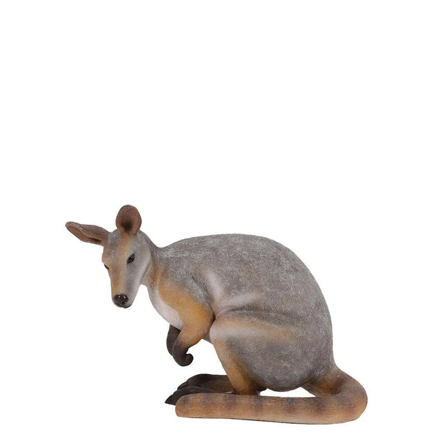Wallaby Kangaroo Crouching Life Size Statue LM Treasures - H