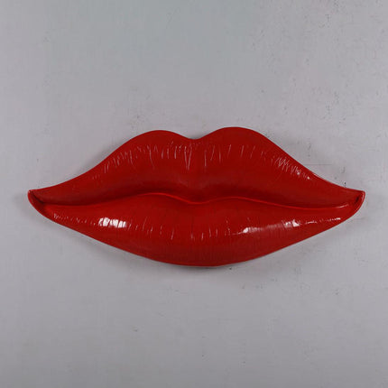 Lips Red Wall Decor Prop Resin Statue