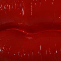 Lips Red Wall Decor Prop Resin Statue