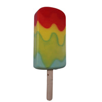 Large Hanging Rainbow Ice Cream Popsicle Over Sized Statue - LM Treasures 