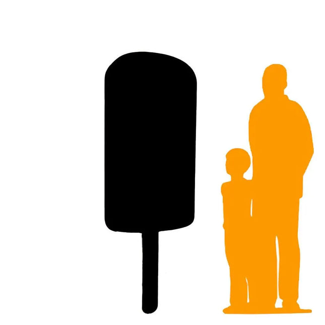 Large Hanging Strawberry Ice Cream Popsicle Over Sized Statue LM Treasures - H