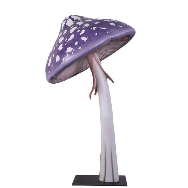 Purple Mushroom Parasol Over Sized Statue LM Treasures - H