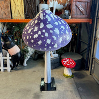 Purple Mushroom Parasol Over Sized Statue - LM Treasures 