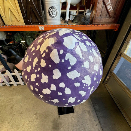 Purple Mushroom Parasol Over Sized Statue - LM Treasures 