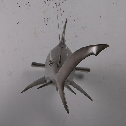 Hanging Hammerhead Shark Statue - LM Treasures 