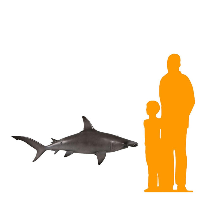 Hanging Hammerhead Shark Statue - LM Treasures 