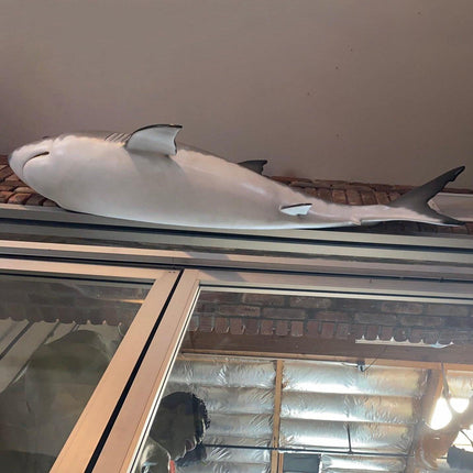 Small Great White Shark Wall Decor Statue - LM Treasures 