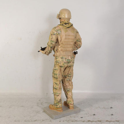 Tactical Soldier Life Size Statue