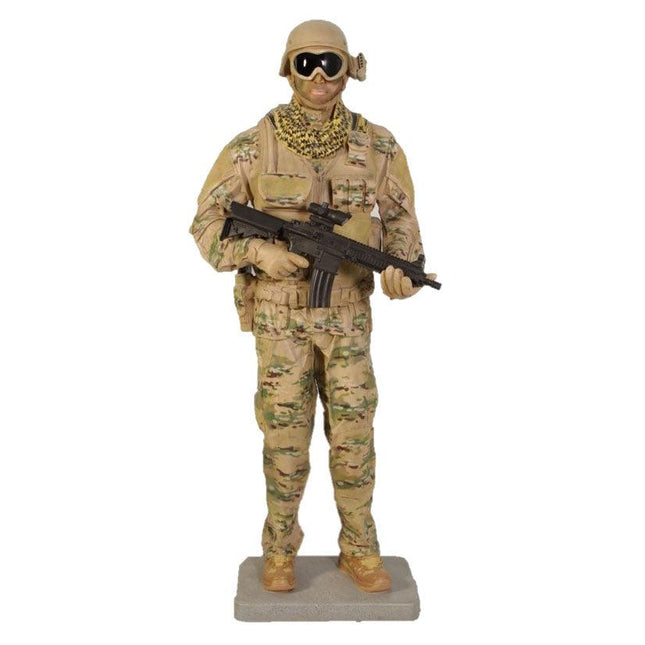 Tactical Soldier Life Size Statue - LM Treasures 