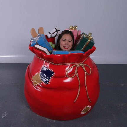 Gifts Sack Photo Op Life Size Statue