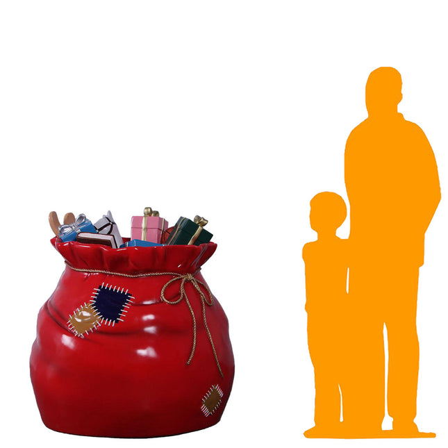Gifts Sack Photo Op Life Size Statue