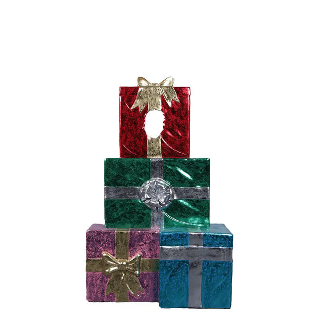 Gift Stack Photo Op Life Size Statue LM Treasures - H