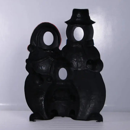 Snowman Family Photo Op Statue LM Treasures - H