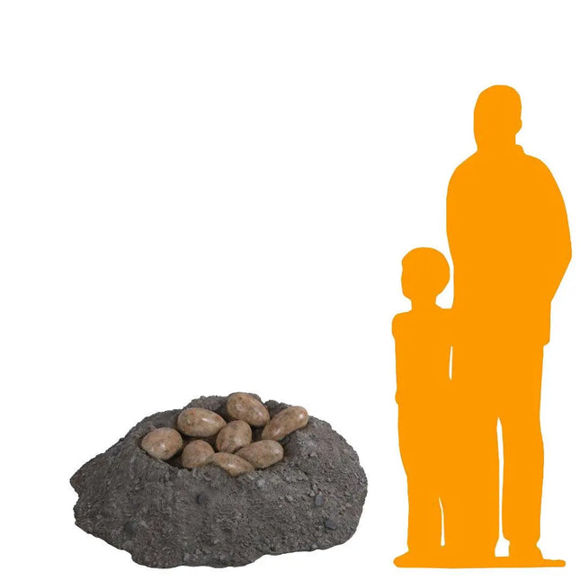 Dinosaur Egg Nest Life Size Statue LM Treasures - H