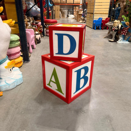 Letter Block Alphabet 24" Over Sized Statue LM Treasures - H