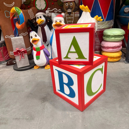 Letter Block Alphabet 24" Over Sized Statue LM Treasures - H