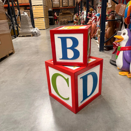 Letter Block Alphabet 24" Over Sized Statue LM Treasures - H