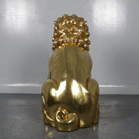 Foo Dog Male Chinese Lion Statue - LM Treasures 
