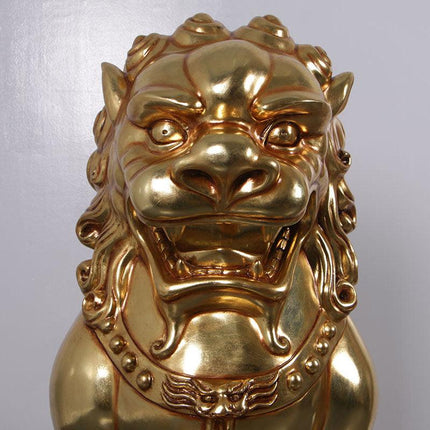 Foo Dog Female Chinese Lion Statue - LM Treasures 