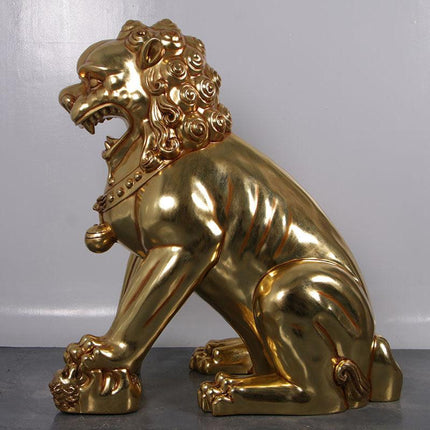 Foo Dog Female Chinese Lion Statue - LM Treasures 