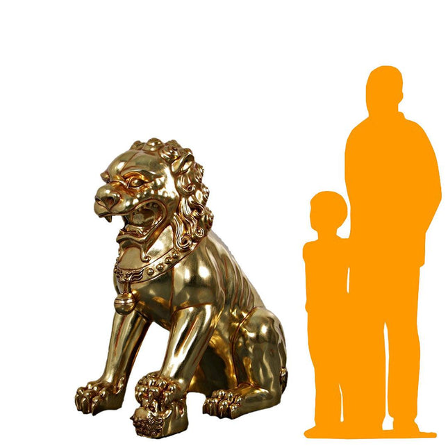 Foo Dog Female Chinese Lion Statue - LM Treasures 