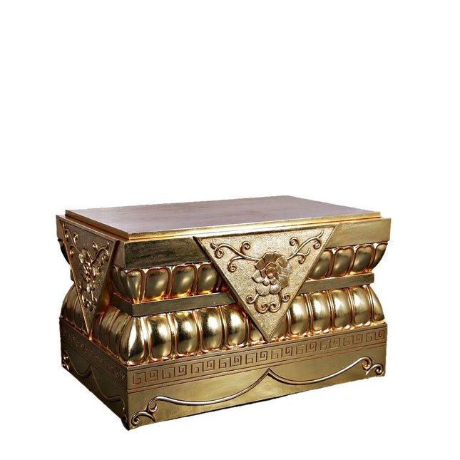 Foo Dog Plinth Chinese Lion Base Statue LM Treasures - H