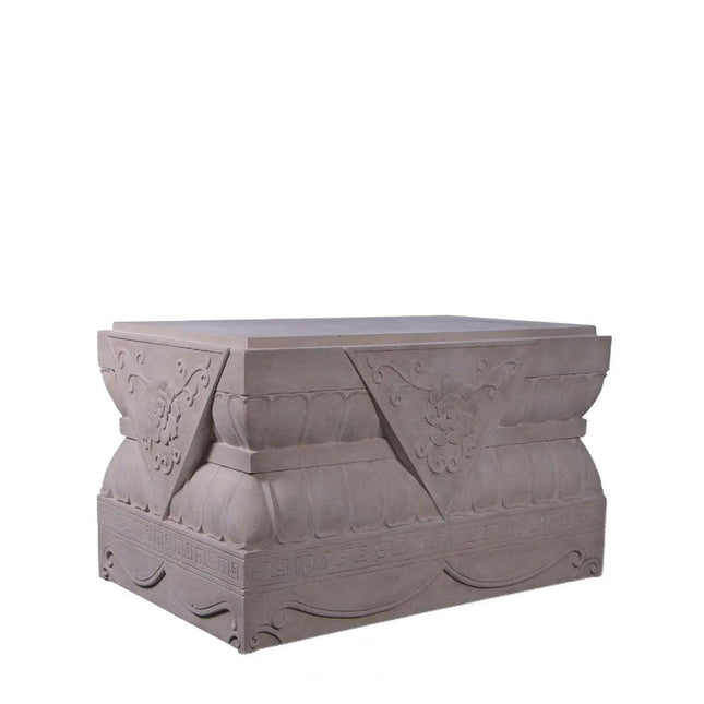 Foo Dog Plinth Chinese Lion Base Statue LM Treasures - H