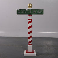 Small North Pole Sign Statue - LM Treasures 
