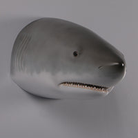 Great White Shark Head Wall Decor Statue