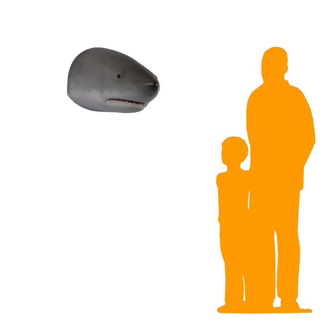 Great White Shark Head Wall Decor Statue LM Treasures - H