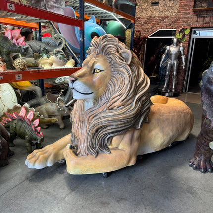 Majestic Castle Lion Statue