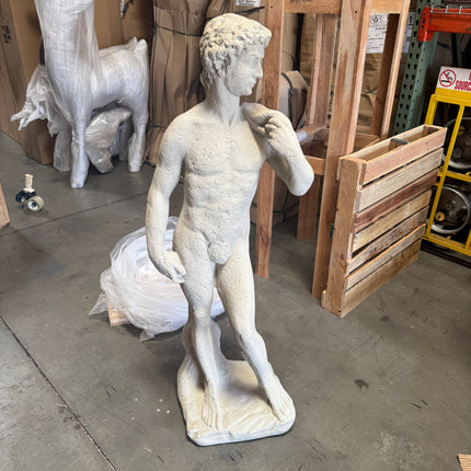 David on Base Life Size Statue