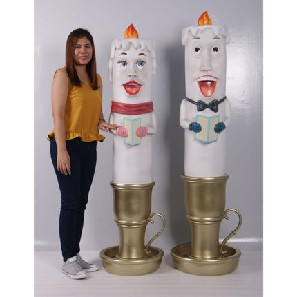 Female Candle Over Sized Statue - LM Treasures 