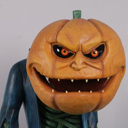 Scary Pumpkin Man Life Size Statue - LM Treasures 