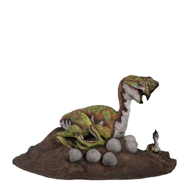 Oviraptor Dinosaur Nest Life Size Statue LM Treasures - H